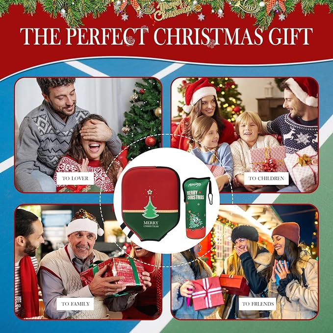 Pickleball Ball Holder - 1 Pc Pickle Ball Storage Bag, Portable Tennis Pouch with Hook for Fence, Premium Neoprene Material Bottle Holder, Pickleball Accessory Black Red Green Yellow Color