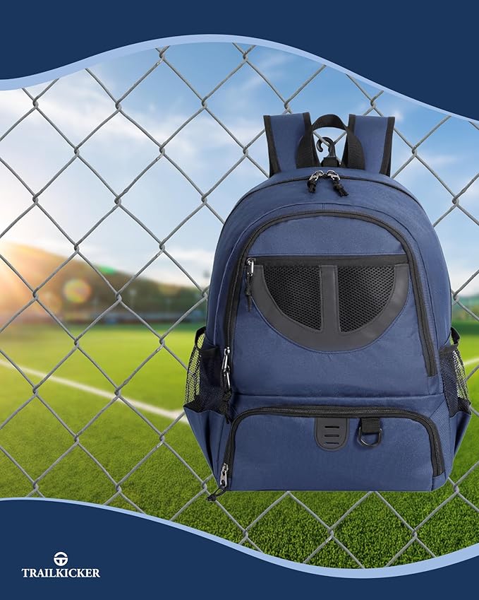 Basketball Bag Backpack for Men Women with Ball & Shoes Compartment 30L Capacity Lightweight Breathable Boys Girls Soccer Ball Bag Backpack Fit Volleyball Football Sports Travel School Gym