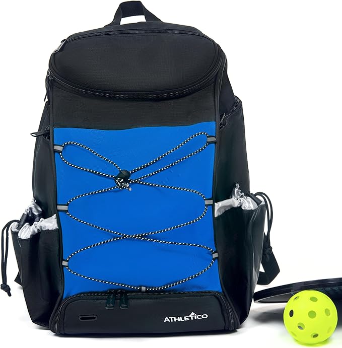 Athletico 35L Pickleball Backpack - Pickleball Bags for Men or Women Includes Pickleball Ball Holder