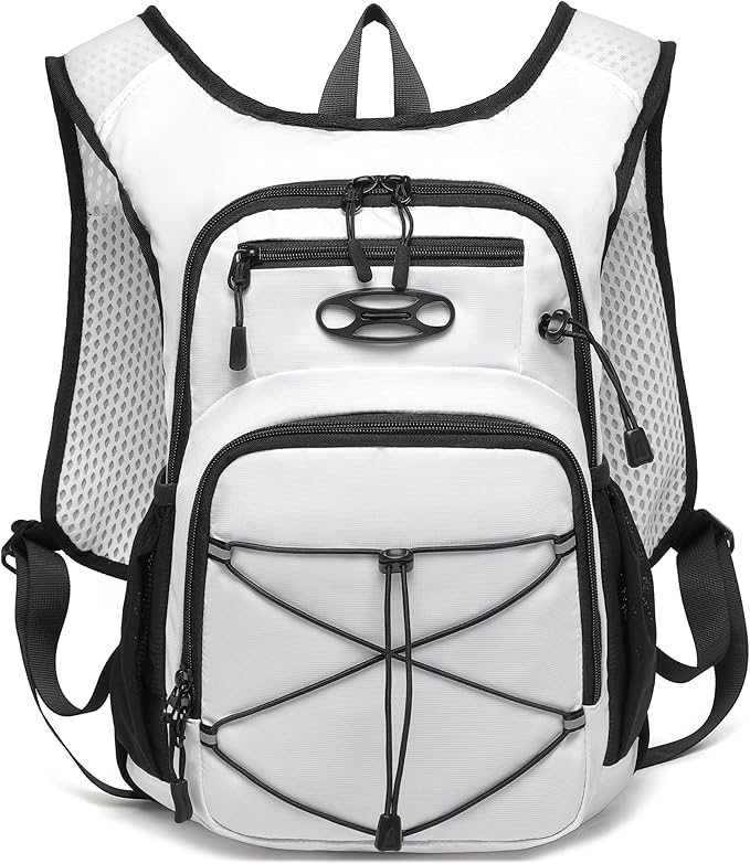 Wotony Lightweight Hydration Backpack with 2LOR 3LWater Bladder for Cycling Hiking Rave - Water Daypack for Men Women