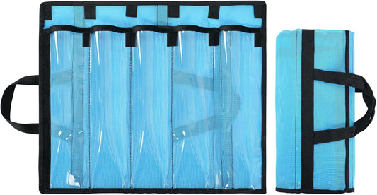 BLUEWING 5 Pockets Tackle Storage Bag for 9in Trolling Lure
