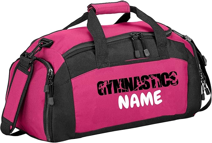 Personalized Gymnastics Bag and Dance Bag for Girls | Premium Dance Duffle Bag | Ideal Gymnastics Gifts | Customizable Gymnastics Duffle Bag
