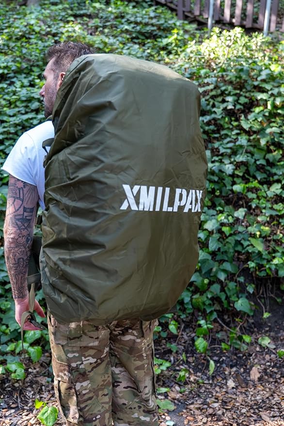 XMILPAX Large Internal Frame Backpack Tactical MOLLE Pack for Camping Backpacking Hunting Bushcraft Adventure 70L…