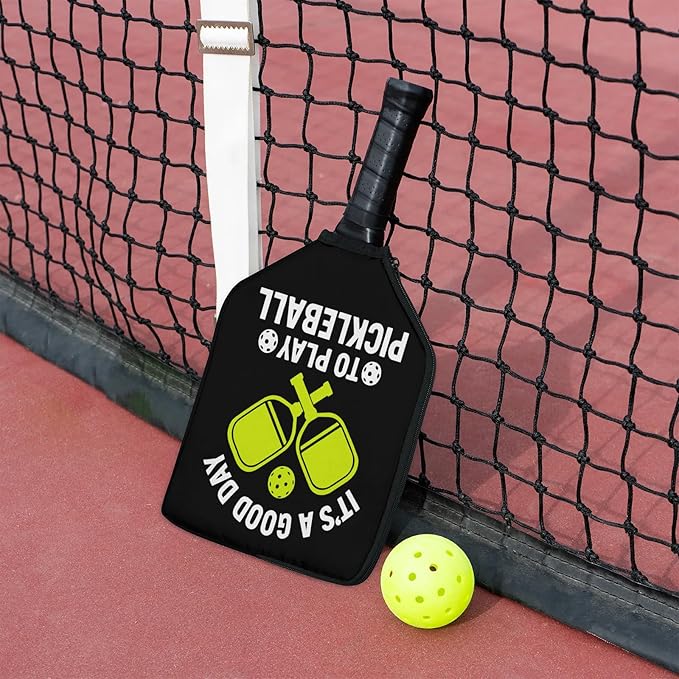 2PCS Pickleball Paddle Covers Case - Elongated Protective Paddle Case for Rackets Zipper Racket Sleeve with Mesh Pocket Protective Bag,Pickleball Accessories