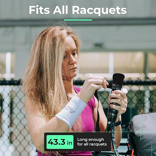 ADV MaxTac Tacky Tennis Overgrip - 12 Pack Extremely Sticky Non-Slip Tennis Grips Overgrip - Razor-Thin & Easy to Use Pro Tennis Racquet Grip Tape (12-Pack Black)