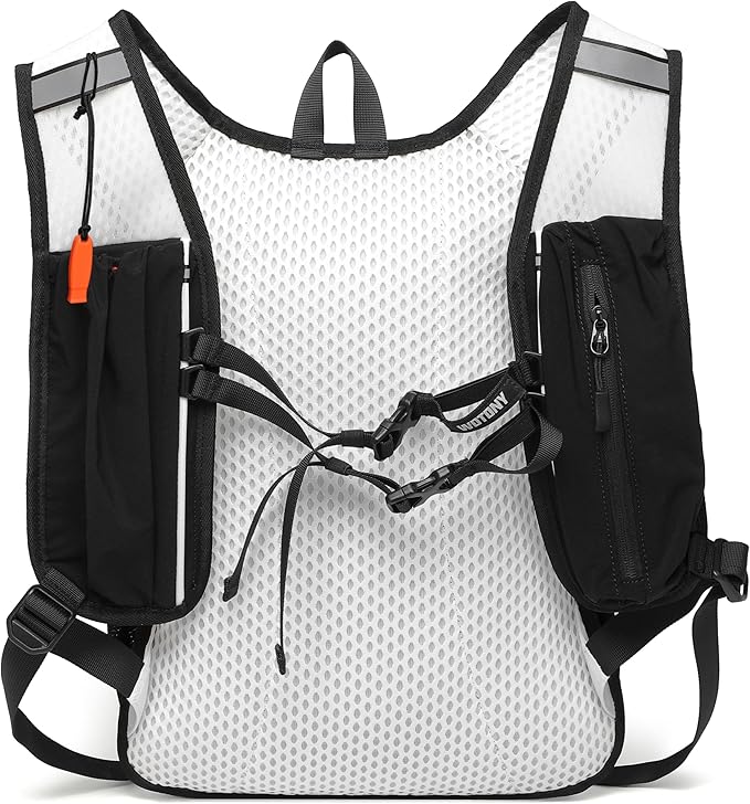 Wotony Lightweight Hydration Backpack with 2LOR 3LWater Bladder for Cycling Hiking Rave - Water Daypack for Men Women