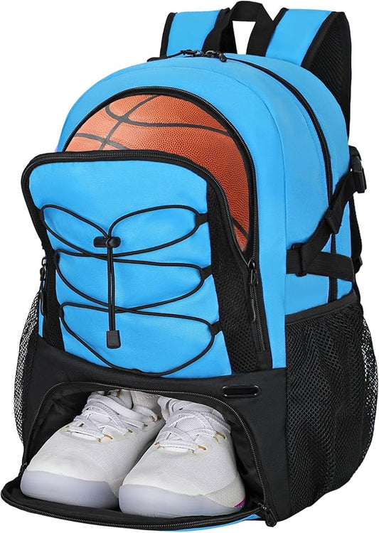 Goloni Basketball Backpack,Large Sports Bag with Ball Compartment & Shoe Compartment,Basketball Bag Fit Volleyball, soccer,Gym