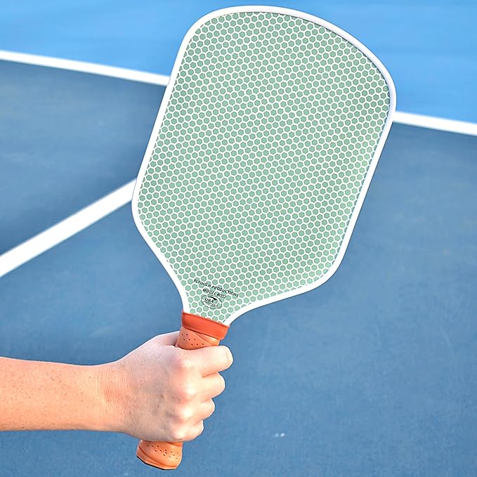 Flying H Pickleball Paddle | USAPA Approved | Carbon Fiber Surface | Honeycomb Core | Classic Design | Comfort Grip | Durable Neoprene Cover | Premium Paddle | Pickleball Racket | Elongated
