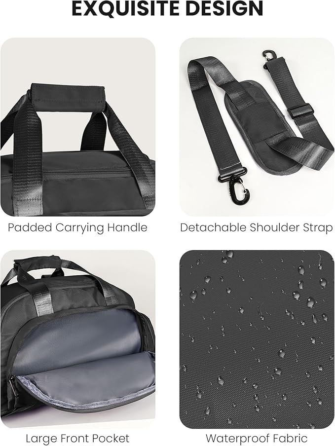 Tween Girl Gifts Trendy Stuff, Initial Gym Bags with Shoe Compartment, Dance Bag for Girls, Monogram Kid Overnight Bags, Travel Duffle Tote-Perfect for Soccer Sport Gymnastics (Letter Q)