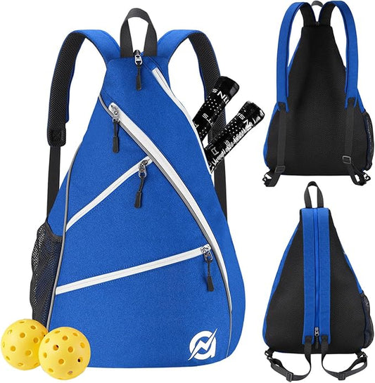 A11N SPORTS Pickleball Bag, Reversible Crossbody Sling Bag/Backpack for Women Men