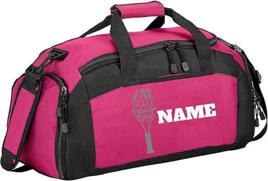 Personalized Badminton Duffle Bag - Versatile Pickleball Bag, Large Tennis Bag with Shoe Compartment - Badminton Bag