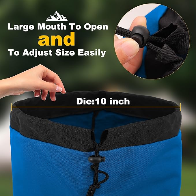 1 Pack 900D 48 Inch Camp Chair Bag Replacement with Shoulder Strap Camp Folding Chair Bag Fishing Outdoor Storage(48 * 16.5 * 10.2Inch) (1 Pack, Blue, XL)