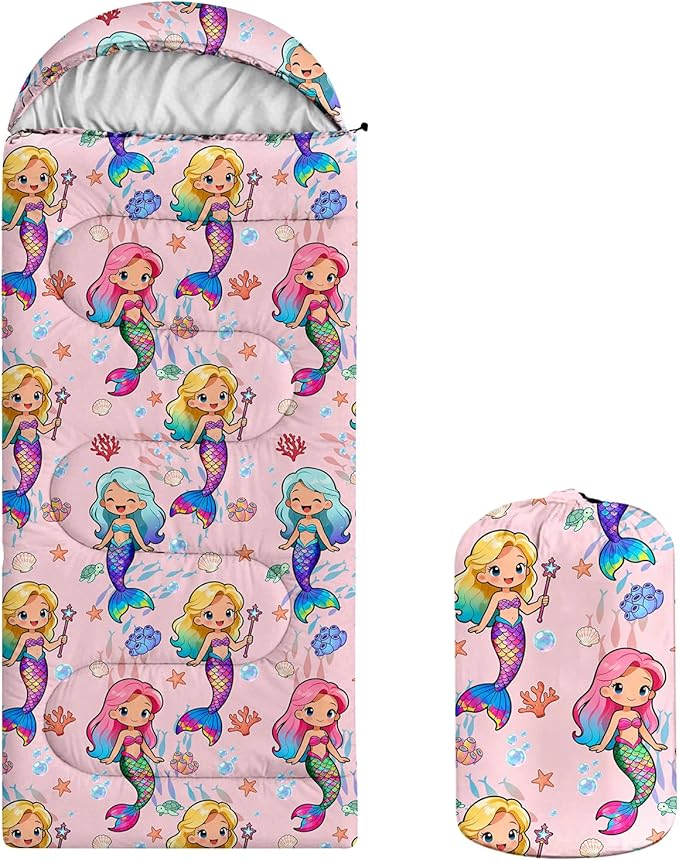 Camping Sleeping Bags, Lightweight Waterproof Sleeping Bag and Compact with Compression Sack for Outdoor