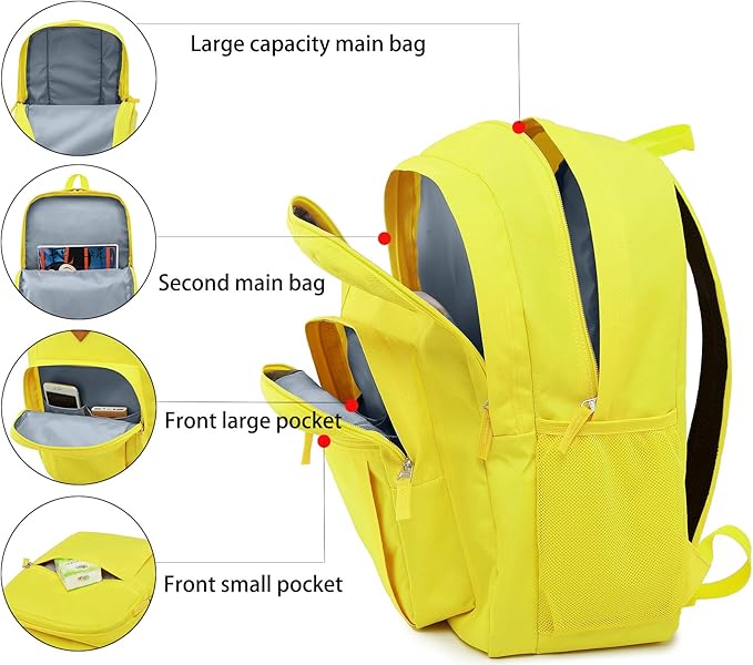 abshoo Classical Basic Travel Backpack For School Water Resistant Bookbag | For School, For School