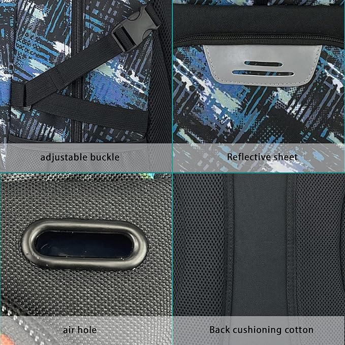 GRANDUP Basketball backpack with ball and shoes compartment Fit Volleyball, soccer, Swim, Gym, Travel, and School, large capacity sports training equipment bags