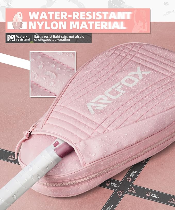 ARCFOX Tennis Racket Bag 2-in-1 Large Capacity Tennis Racket Backpack for Women and Men, Water-Resistant Lightweight Tennis Crossbody Bag for Pickleball Paddles, Badminton Squash Racquet