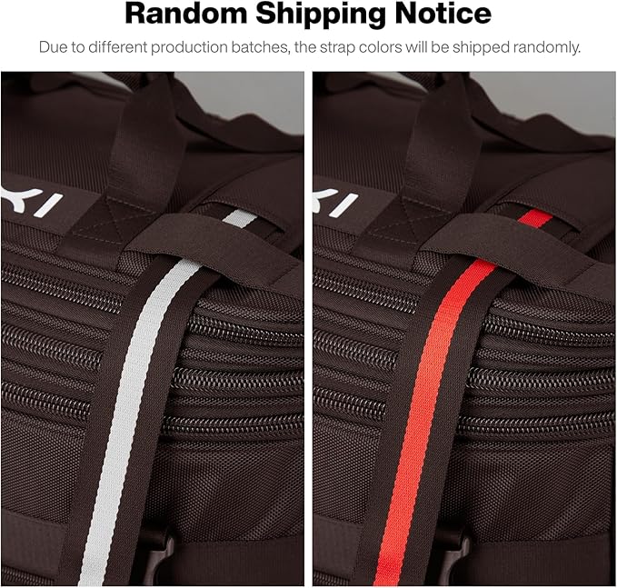 mixi Travel Bag with Wheels Expandable Foldable Luggage Bag Collapsible Rolling Travel Duffel Bags Large Capacity Suitcase for Men Women, Brown