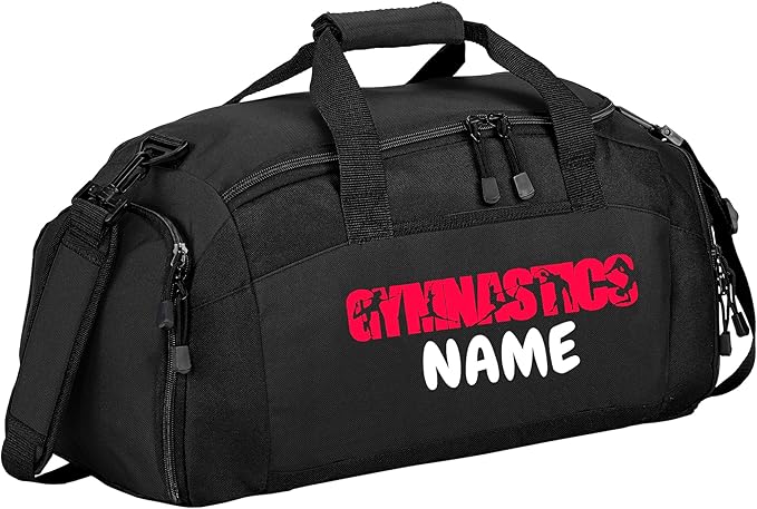 Personalized Gymnastics Bag and Dance Bag for Girls | Premium Dance Duffle Bag | Ideal Gymnastics Gifts | Customizable Gymnastics Duffle Bag