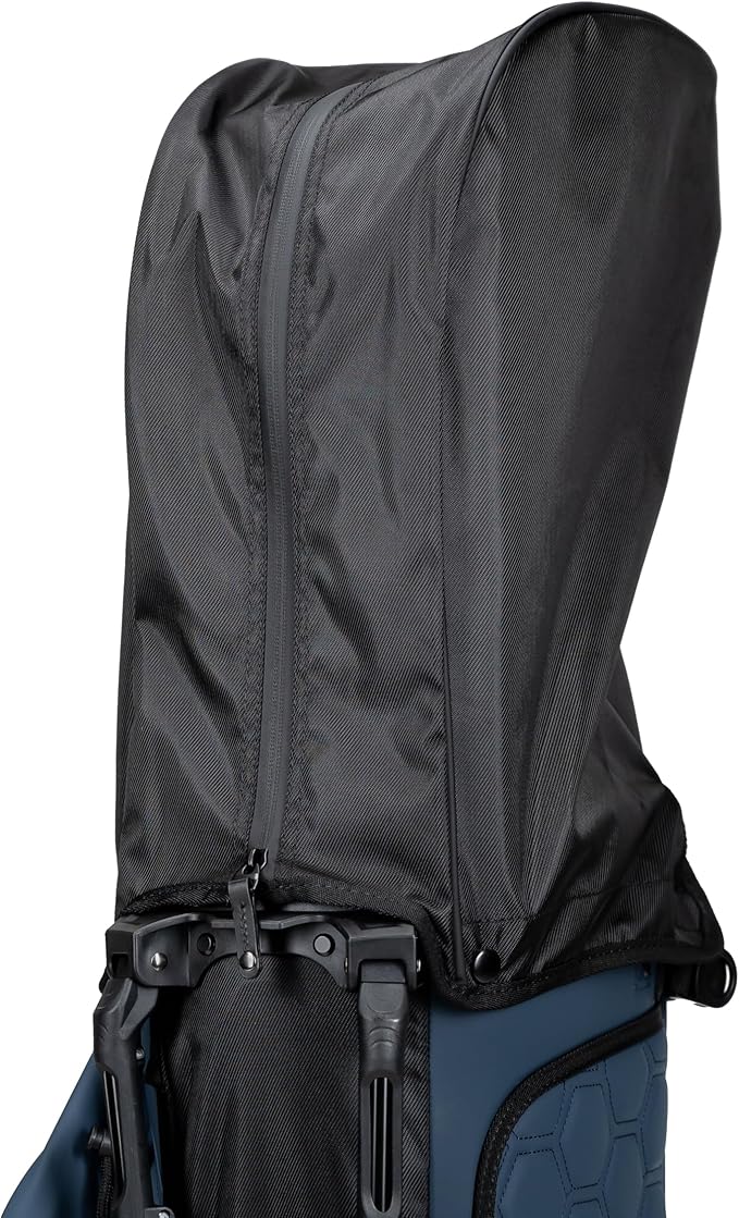 KRADUL - LUX 9.5" 14-Way Hybrid Stand Bag – Lightweight Golf Bag with Stand, Leather Finish, Club Organizer & Removable Panel