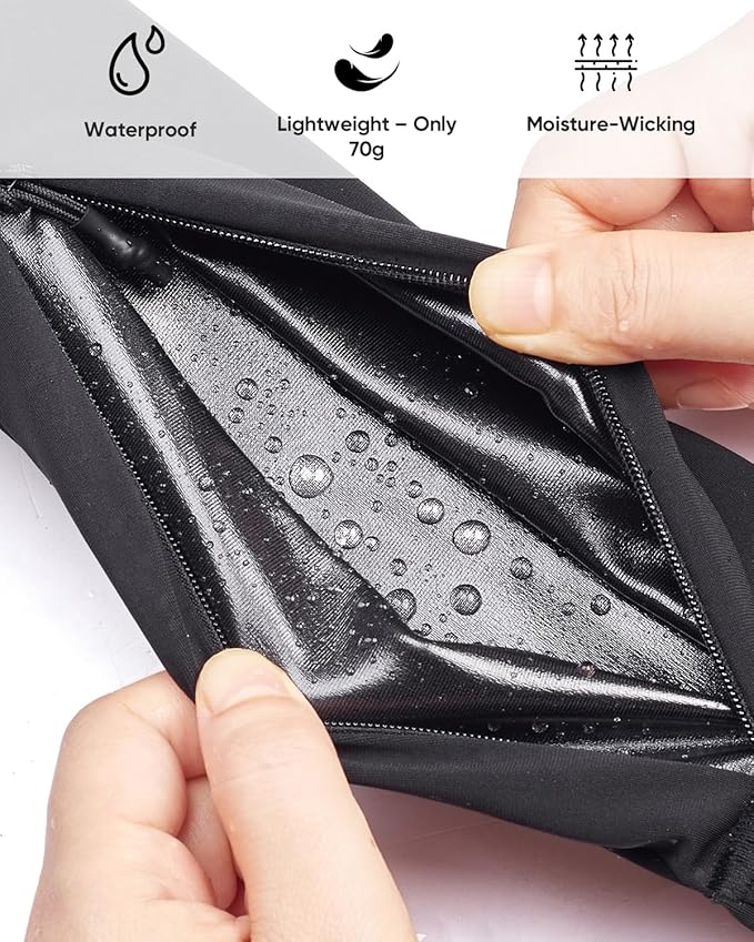 Zelvot Running Belt with 400ml Soft, Adjustable Running Fanny Pack with Phone Holder and Gym Towel, Waterproof Belt Bag for Women Men for Jogging Hiking Marathon (Pink, Medium)