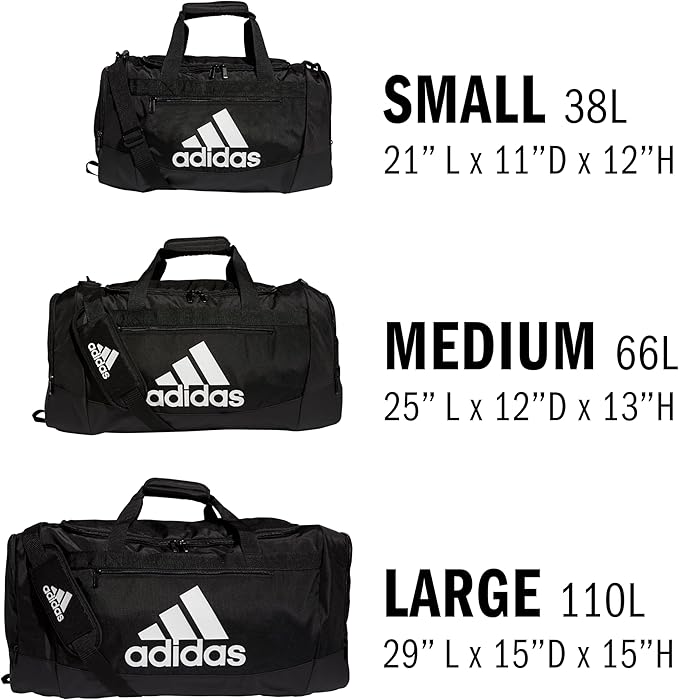 adidas Unisex Defender 4.0 Gym Duffel Bag for Men and Women