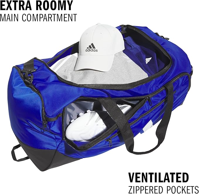 adidas Defender 5 Duffel Bag – Premium Duffle for Sports, Gym & Travel
