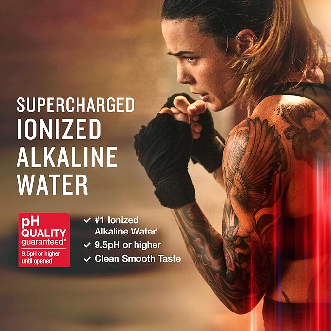 Essentia Water LLC, Ionized Alkaline Bottled Water; 99.9% Pure, Infused with Electrolytes, 9.5 pH or Higher with a Clean, Smooth Taste, 23.67 Fl Oz (Pack of 24)