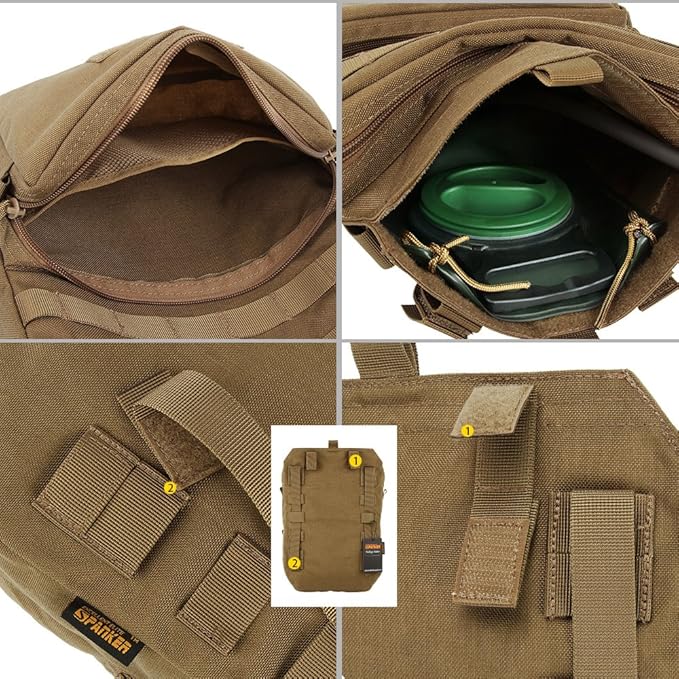 EXCELLENT ELITE SPANKER Tactical MOLLE Hydration Pack for 3L Hydration Water Bladder Molle Vest Accessory