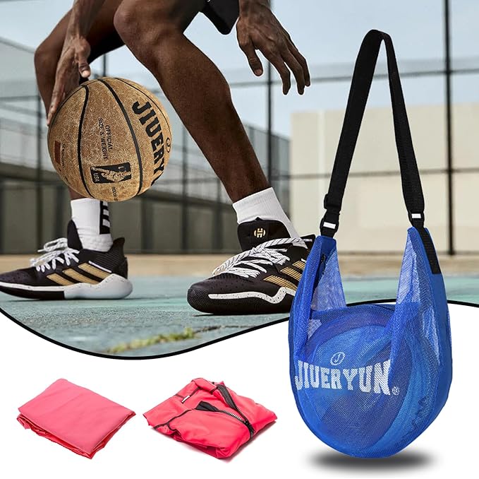 Sports Basketball Bag Organizer Bag Crossbody Shoulder Backpack Football Volleyball Universal