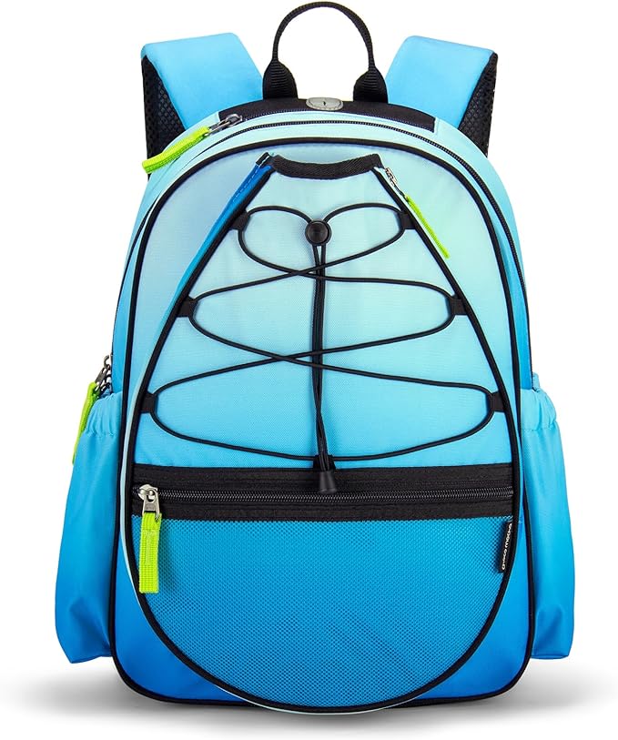 Choco Mocha Kids Tennis Bag Kids Tennis Backpack Youth Tennis Bag 16 Inch