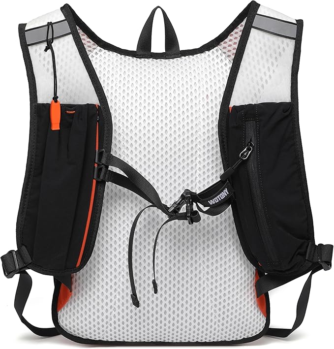 Wotony Lightweight Hydration Backpack with 2LOR 3LWater Bladder for Cycling Hiking Rave - Water Daypack for Men Women
