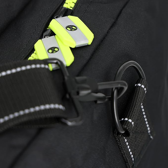 Lightning X Value Firefighter Turnout Gear Bag w/Maltese Cross and Custom Embroidered Name - BLACK