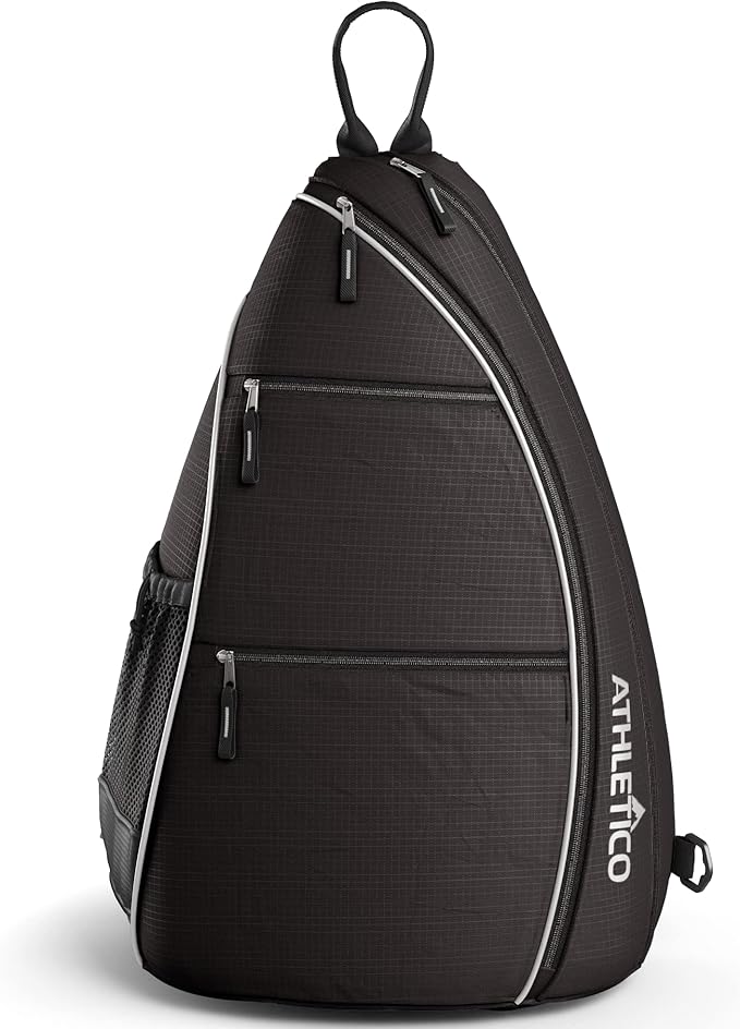 Athletico Sling Bag - Crossbody Backpack for Pickleball, Tennis, Racketball, and Travel for Men and Women