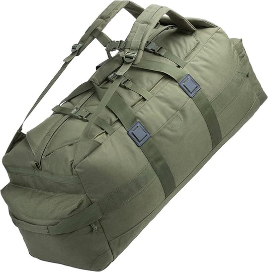 Backferry Large Military Duffle Bag Backpack Tactical Field Gear Equipment Duffel Bag Army Deployment Bag 85L