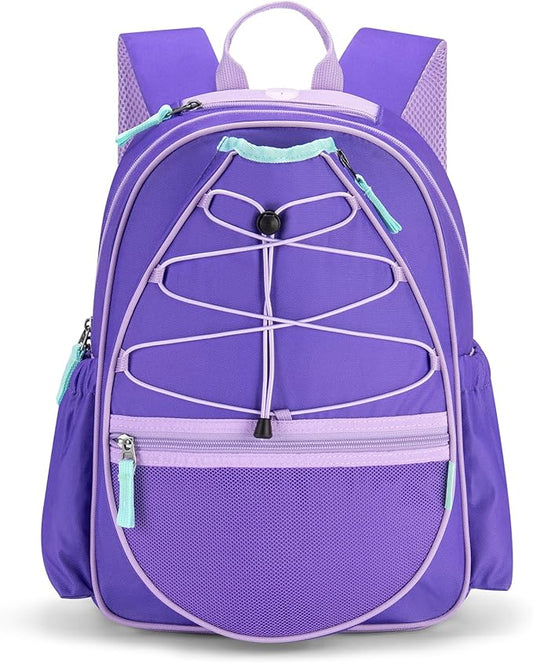 Choco Mocha Kids Tennis Bag Kids Tennis Backpack Youth Tennis Bag 16 Inch