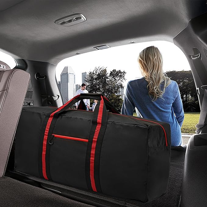 100L Large Duffle Bag for Travel 31.1” Diffle Bag - Overnight Weekender Camping, Storage for Men Women, Armygreen