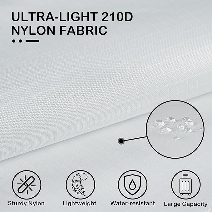 Cipway Compression Packing Cubes, Lightweight Travel Luggage Organizers with Shoe Bag, Toiletry Bag & Laundry Bag, Travel Essentials for Carry on Suitcase (8 Piece,White)