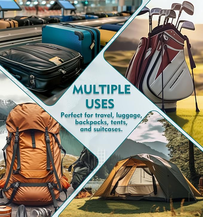 ANVIL TSA Approved Luggage Locks – High Security TSA008 Combination Travel Locks with Inspection Indicator for Suitcases and Backpacks. (2, Grass Green)