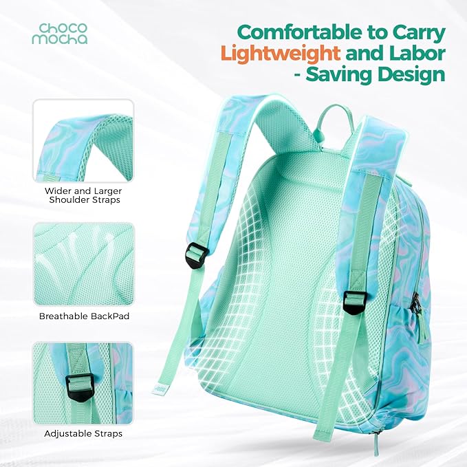 Choco Mocha Kids Tennis Bag Kids Tennis Backpack Youth Tennis Bag 16 Inch