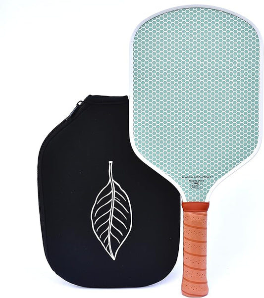 Flying H Pickleball Paddle | USAPA Approved | Carbon Fiber Surface | Honeycomb Core | Classic Design | Comfort Grip | Durable Neoprene Cover | Premium Paddle | Pickleball Racket | Elongated