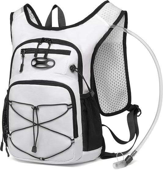 Wotony Lightweight Hydration Backpack with 2LOR 3LWater Bladder for Cycling Hiking Rave - Water Daypack for Men Women