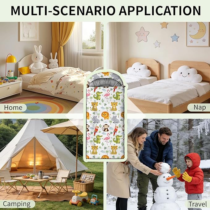 Camping Sleeping Bags, Lightweight Waterproof Sleeping Bag and Compact with Compression Sack for Outdoor