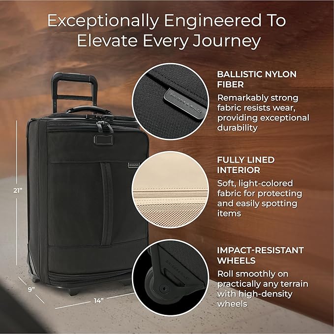 Briggs & Riley Travel Duffel Bag - Weekender & Overnight Luggage for Women & Men, Softside Bag