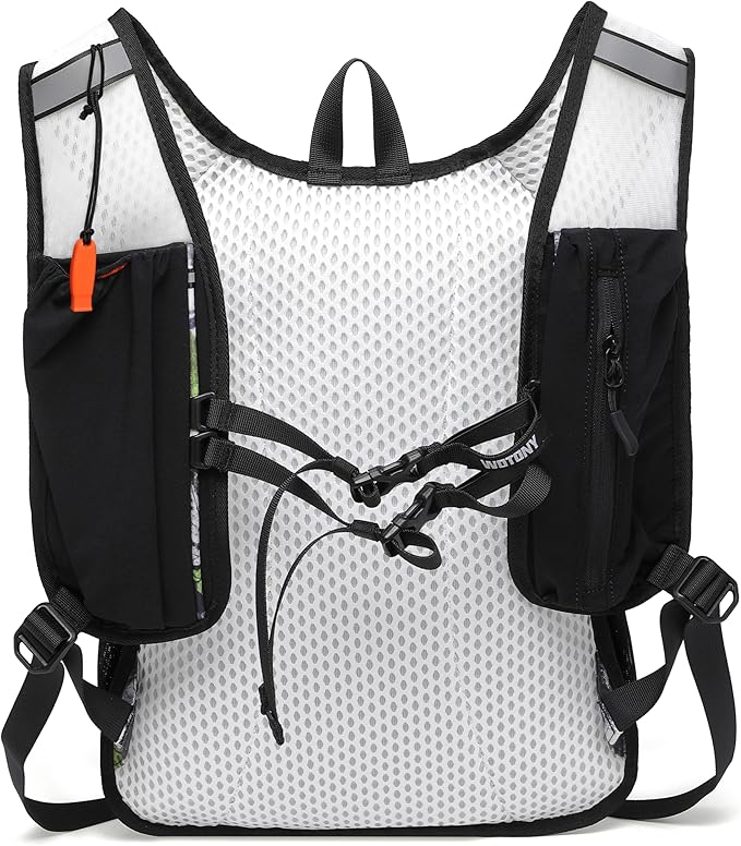 Wotony Lightweight Hydration Backpack with 2LOR 3LWater Bladder for Cycling Hiking Rave - Water Daypack for Men Women