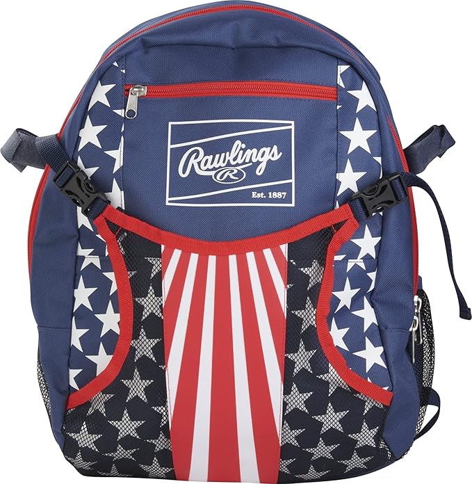 Rawlings | REMIX Backpack Equipment Bag | T-Ball & Youth Baseball / Softball | USA