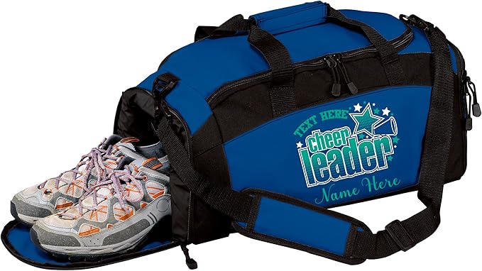 Personalized Cheer Duffel: Perfect Cheer Stuff, Ideal Cheer Gifts, Premium Cheer Bag, Convenient Cheer Bags, and Stylish Cheerleading Bag