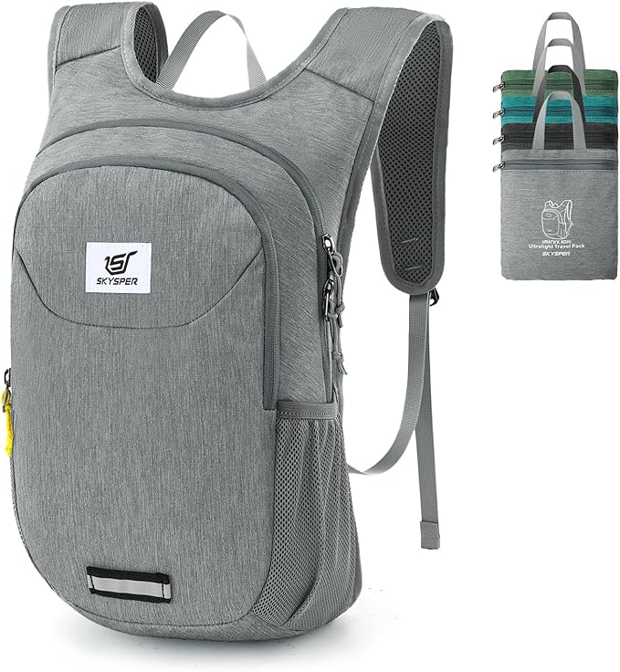 SKYSPER Small Hiking Backpack 10L Packable Lightweight Back Pack Foldable Travel Daypack for Women Men | Packable, Lightweight, Back Pack, Foldable, Travel Daypack