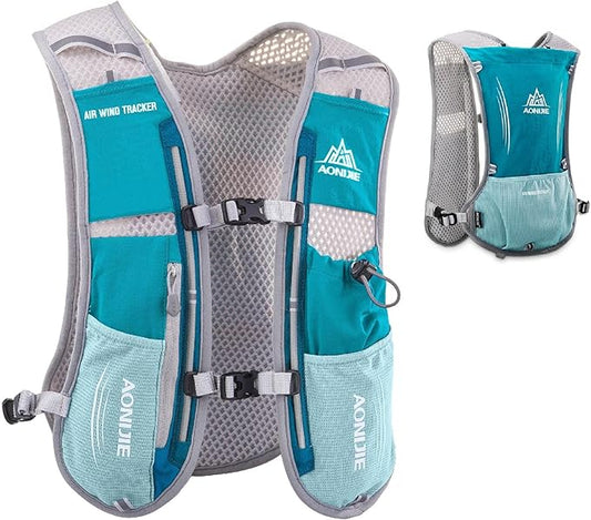 YAPJEB Running Hydration Vest Lightweight Water Pack for Men Women 5L 5.5L Backpack for Marathon Trail Race Hiking Cycling Camping Jogging