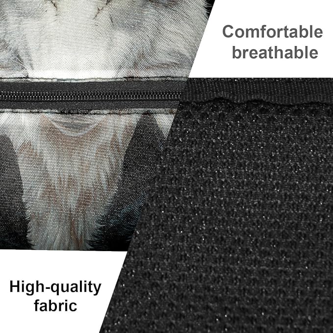 Pickleball Bag Black Wolf Pickle Ball Backpack for Women Men Premium Lightweight Crossbody Sling Bag Sports Backpack for Pickleball Paddle Tennis