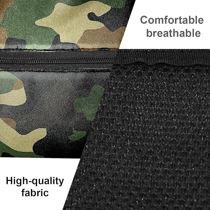 Pickleball Bag Camouflage Green Pickle Ball Backpack for Women Men Premium Lightweight Crossbody Sling Bag Sports Backpack for Pickleball Paddle Tennis